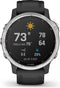 Garmin fēnix 6S Solar - Smartwatch - Zonne-energie - Zilver (Zwart)