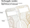 iMoshion Hoesje Geschikt voor Google Pixel 8 Hoesje Siliconen - iMoshion Design hoesje - Meerkleurig / Golden Leaves Transparant