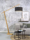 GOOD&MOJO Vloerlamp Montblanc - Bamboe/Donkergrijs - 175x47x207cm - Scandinavisch,Bohemian - Staande lampen voor Woonkamer - Slaapkamer