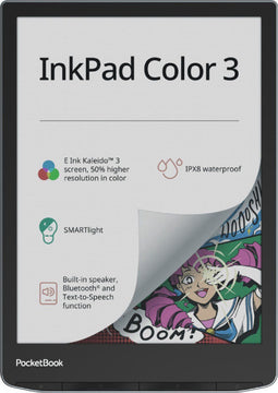 PocketBook InkPad Color 3 - E-reader - 7,8-inch E-Ink Kaleido 3 - Grijs