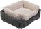 Jack and Vanilla JV softy Hondenmand Rozet grijs 60x52x18 cm hondenmanden