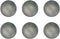 ZEN Bord - Ø22cm - 6 stuks - Grijs