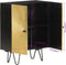 vidaXL - Dressoir - 55x30x75 - cm - massief - mangohout