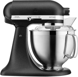 KitchenAid Artisan 5KSM185PSEBK - Keukenrobot 4,8L + 3L - 300W - Vulkanaanzwart
