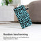 iMoshion Hoesje Geschikt voor Samsung Galaxy S21 Hoesje Met Pasjeshouder - iMoshion Design Bookcase smartphone - Meerkleurig / Black Blue Stripes