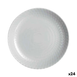 Dessertbord Luminarc Pampille Granit Grijs Glas 19 cm Strips (24 Stuks)