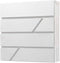 BRASQ Brievenbus Deluxe PB200 - Wandbrievenbus met Slot en Krantenvak - Wit