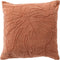 Dutch Decor MAY - Sierkussen 45x45 cm - Driedimensionale bladmotief - Muted Clay - roze - Inclusief binnenkussen