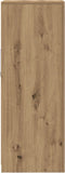 vidaXL - Sideboard - met - LED-verlichting - Artisan - Eiken - 41x37x100 - cm