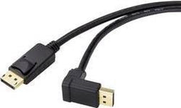 Renkforce SP-9163728 - DisplayPort Aansluitkabel - 1.00 m - 4K 60 Hz - Zwart
