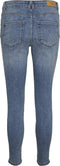 VERO MODA VMTILDE MR S ANK ZIP J VI3113 GA NOOS - Denim jeans - Mid rise - Licht blauw