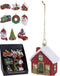 Nampook Hangdeco Kerstfiguur - 9 cm - 3 Kersthangers
