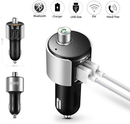 UNIQ Accessory Bluetooth MP3 FM Transmitter - Grijs- 8719273146958