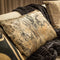 Dutch Decor Sierkussen Heather - Velvet - Zwart/Goud - 40x60 cm (BxD) - Polyester - Kleur Raven