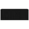 vidaXL - Zwarte - Eiken - TV-meubel - 80x30x30 - cm - Gemaakt - van - Engineered - Wood