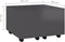 vidaXL - Salontafel - 60x60x38 - cm - bewerkt - hout - hoogglans - grijs