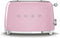 Smeg TSF01PKEU - Broodrooster - 950W 6 bruining-niveaus - Roze