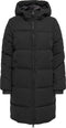Only ONLSIENNA - Lange gewatteerde jas met capuchon - 2 ritszakken - Zwart - Maat XL