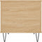 vidaXL - Salontafel - 60x44,5x45 - cm - bewerkt - hout - sonoma - eikenkleurig