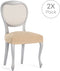 Stoelhoes Eysa TROYA Beige 50 x 5 x 50 cm 2 Stuks