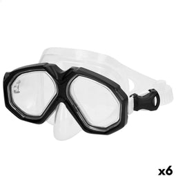 Duikbril AquaSport Zwart (6 Stuks)