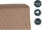 Omkeerbare sprei Natural Beige Groen (260 x 240 cm)