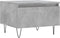 vidaXL - Salontafel - 50x46x35 - cm - bewerkt - hout - betongrijs