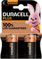 Duracell Plus 100 C - Alkaline Batterijen - 100% Betrouwbaar - Multi-color