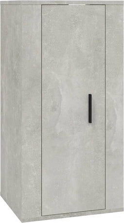 vidaXL - Tv-wandmeubel - 40x34,5x80 - cm - betongrijs