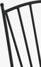 Mica Decorations Cambria Bistrostoel - L40 x B52 x H89 cm - Metaal - Zwart