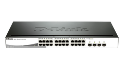 D-Link DGS-1210-24P - Managed Switch - 24x PoE+ 1Gbps RJ45 - 4x SFP