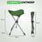 Travelhawk Opvouwbare Kruk - Campingstoel - Inklapbaar - Zwart