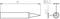 Weller RTP 002 S - Soldeerpunt Beitelvorm - 17 mm - MIL-SPEC/IPC-standaard
