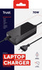 Trust Primo - Universele 70W Laptopoplader - Smart Protection System - Compact formaat