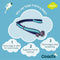 Coachi Toilet Training Bells - Hondenopvoeding - Navy Lichtblauw