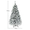 Coast 180 cm kerstboom met sneeuwpremium PVC -naalden met LED -lichten Kunstbaum Kerstmis