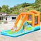 Coast Bouncy Castle opblaasbaar Play Pool Water speel waterpark met waterdia 490 x 225 x 240 cm