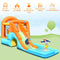 Coast Bouncy Castle opblaasbaar Play Pool Water speel waterpark met waterdia 490 x 225 x 240 cm
