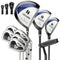 COAST Complete Set van 9-Delige Golfclubs - Incl. Golfclubhoezen - Marine