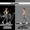 Coast Electrical Treadmill 1-12 km/H LED Display Foldable Home Trainer Fitness Device 120kg Silver