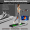 Coast Electrical Treadmill 1-12 km/H LED Display Foldable Home Trainer Fitness Device 120kg Silver