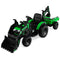 Coast Elektrische Tractor voor kinderen - 12V - Met afstandsbediening - Max. 30 kg - Groen