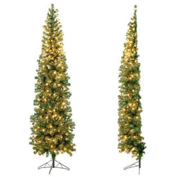 Coast Halve Kunstkerstboom met 150 LED-lampjes - 210 cm