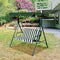 Coast Hollywood Swing Garden Swing Swing Garden Lounger Swing Bench Garden Bank met zonnedak groen +