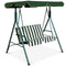 Coast Hollywood Swing Garden Swing Swing Garden Lounger Swing Bench Garden Bank met zonnedak groen +