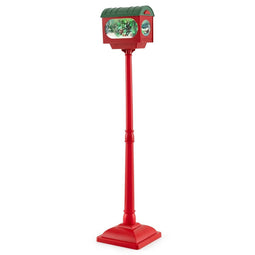 Coast Kerst Vloerlamp met Muziek - 32 x 32 x 150 cm - Rood