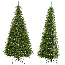 Coast Kerstboom - LED - 270° Hoekontwerp - 1137 Takuiteinden - PVC & Metaal - 240x112cm - Groen