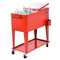 Coast Koelwagen op Wielen - 76L - 91 x 48 x 87 cm - Rood