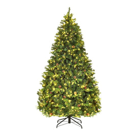Coast Kunstkerstboom - LED -Verlichting - Incl. metalen voet - H 225 cm - 925 takken - Groen