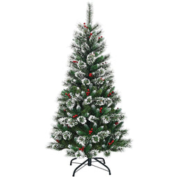 Coast Kunstkerstboom met Nepsneeuw - 150 cm - PVC - Groen